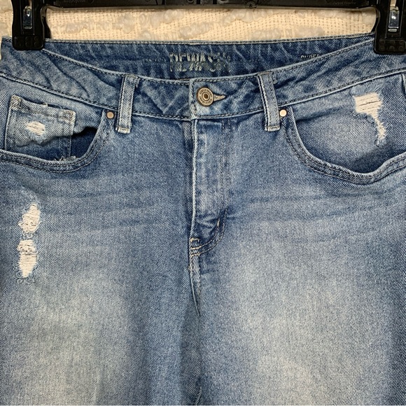 REWASH JEANS WOMANS 7 JUNIORS DISTRESSED THRASHED BEACH CASUAL OUTDOOR TAPERED S - Picture 2 of 13